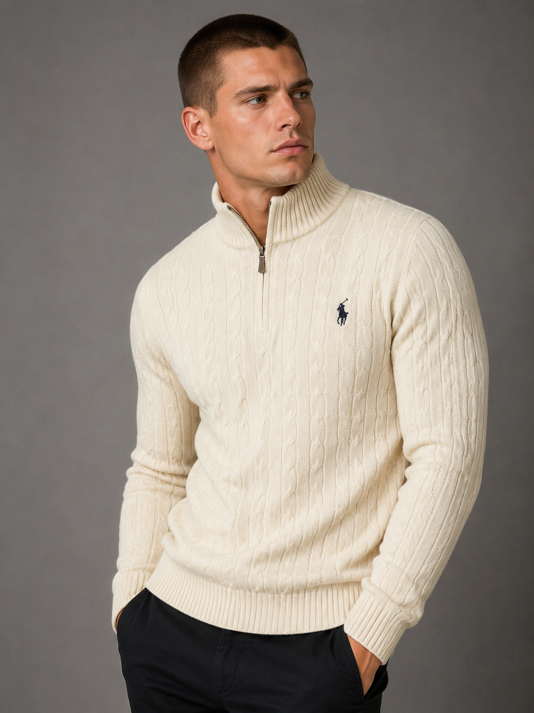 Suéter masculino premium de tricô Urban Vintage