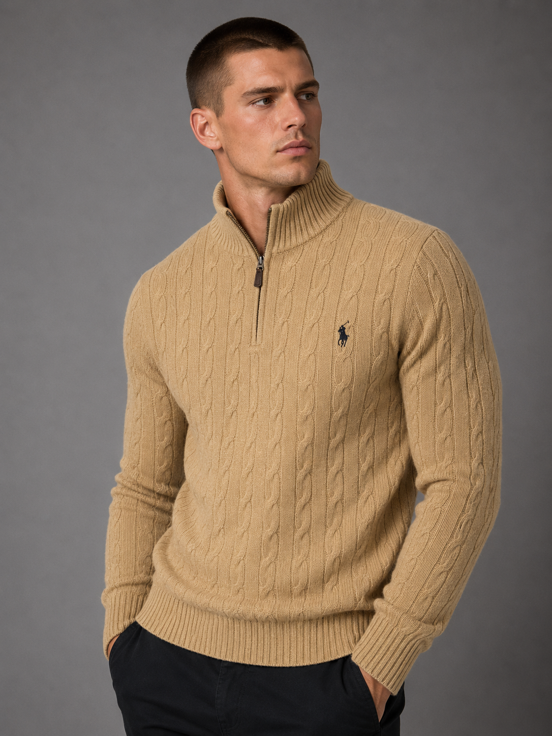 Suéter masculino premium de tricô Urban Vintage