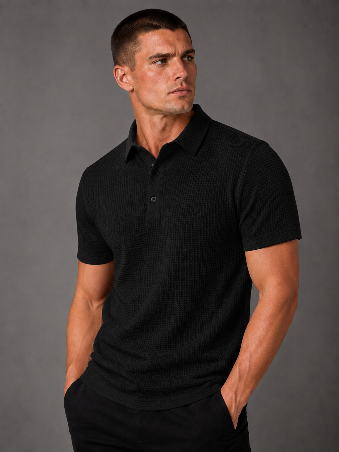 Camisa Polo Masculina Business Casual Premium Manga Curta
