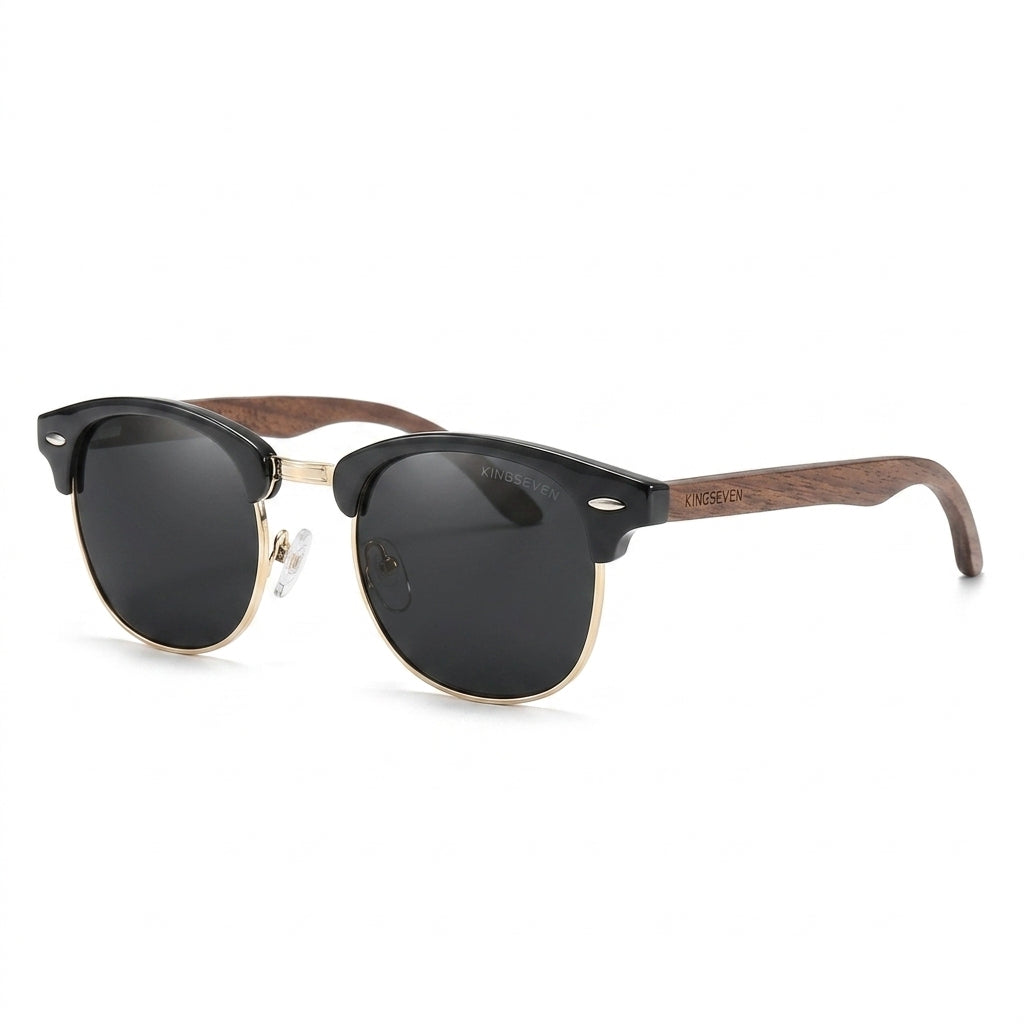 Óculos de Sol Masculino Polarizado KingSeven Wood
