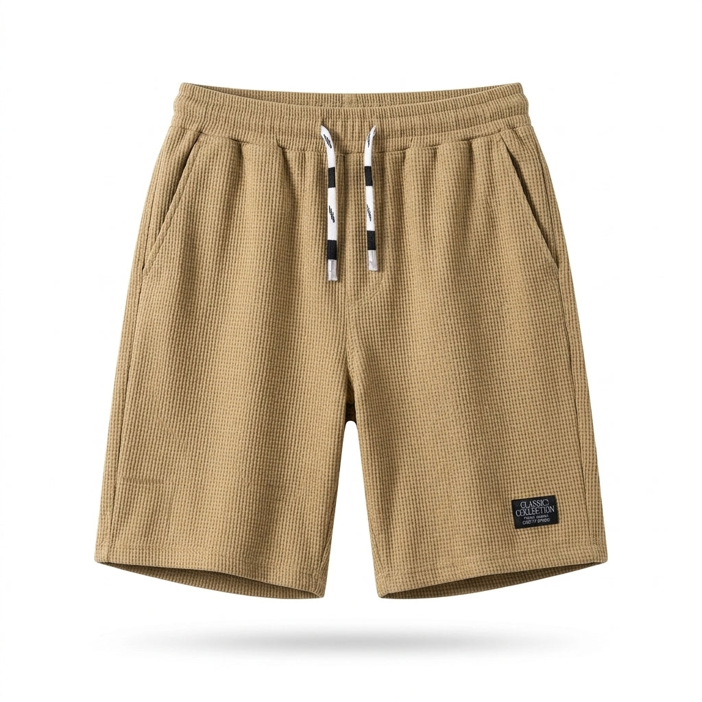 Bermuda Masculina Casual Texturizada Respirável