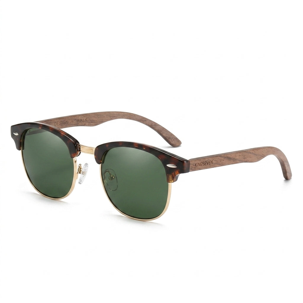 Óculos de Sol Masculino Polarizado KingSeven Wood