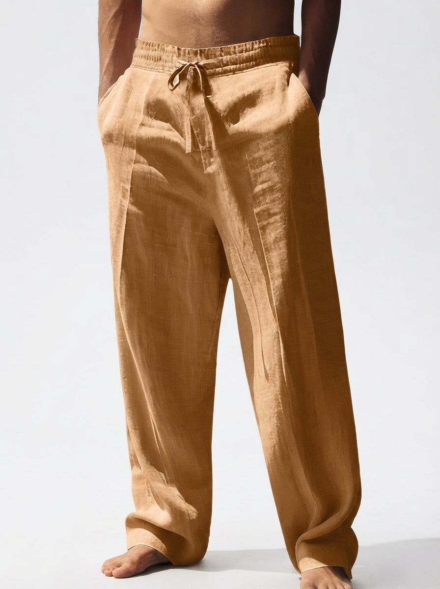 Calça Masculina Linho Premium Casual Resort