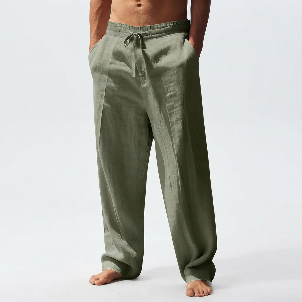 Calça Masculina Linho Premium Casual Resort