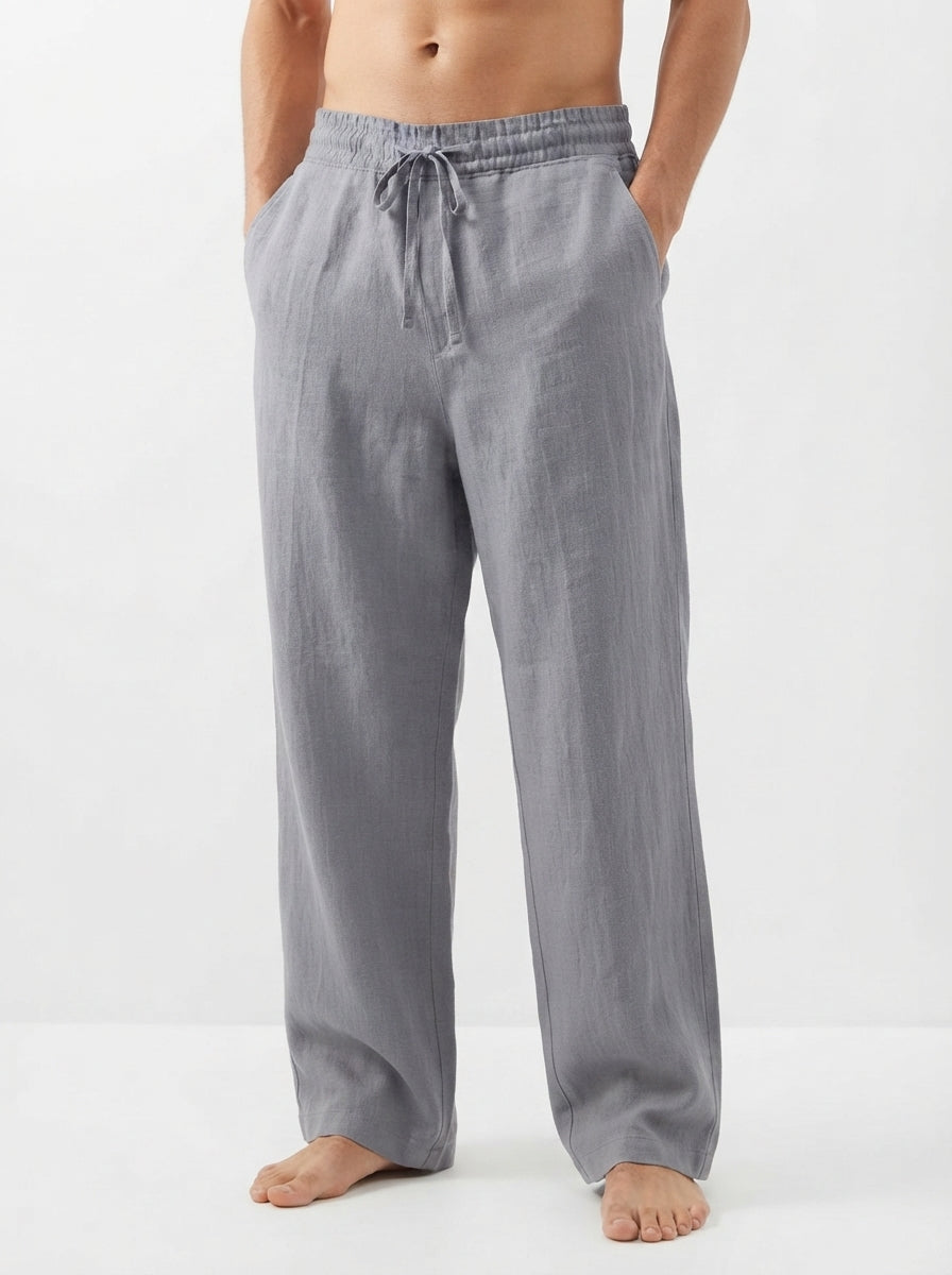 Calça Masculina Linho Premium Casual Resort